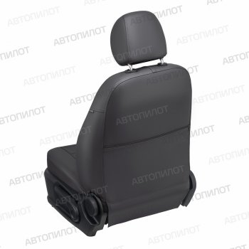 14 249 р. Чехлы сидений (экокожа) Автопилот  Chevrolet Aveo ( T200,  T250) (2002-2011) хэтчбек 5 дв, хэтчбек 5 дв рестайлинг (темно-серый)  с доставкой в г. Таганрог. Увеличить фотографию 3