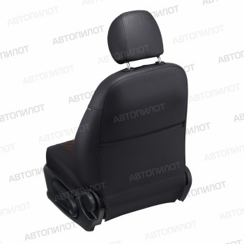 14 499 р. Чехлы сидений (экокожа) Автопилот Ромб  Chevrolet Captiva (2006-2016), Opel Antara (2006-2015) (черный/шоколад)  с доставкой в г. Таганрог. Увеличить фотографию 5