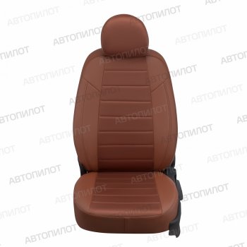 14 249 р. Чехлы сидений (экокожа/алькантара) Автопилот  Daewoo Matiz ( M100,  M150,  M200,  M250,  M300) (1998-2016) дорестайлинг, рестайлинг, дорестайлинг, рестайлинг (коричневый)  с доставкой в г. Таганрог. Увеличить фотографию 4