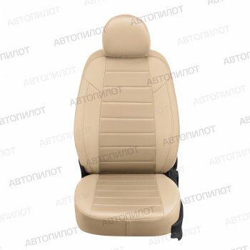 13 849 р. Чехлы сидений (экокожа/алькантара, Comfort-40/60, Г-подг.) Автопилот  Fiat Albea  170 (2002-2012) седан (бежевый)  с доставкой в г. Таганрог. Увеличить фотографию 5