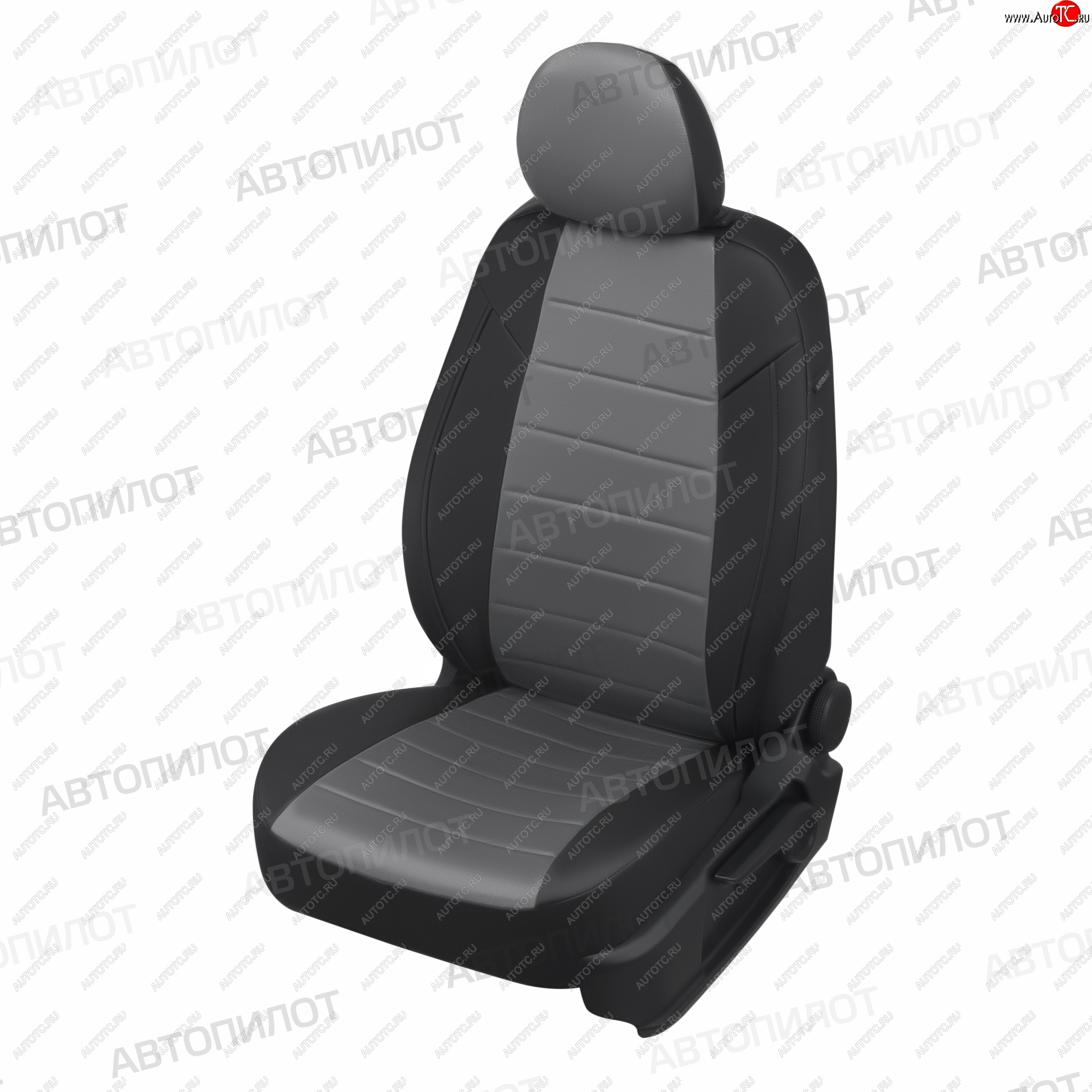 13 849 р. Чехлы сидений (экокожа/алькантара) Автопилот  Ford S-Max  CJ (2014-2019) (черный/серый)  с доставкой в г. Таганрог