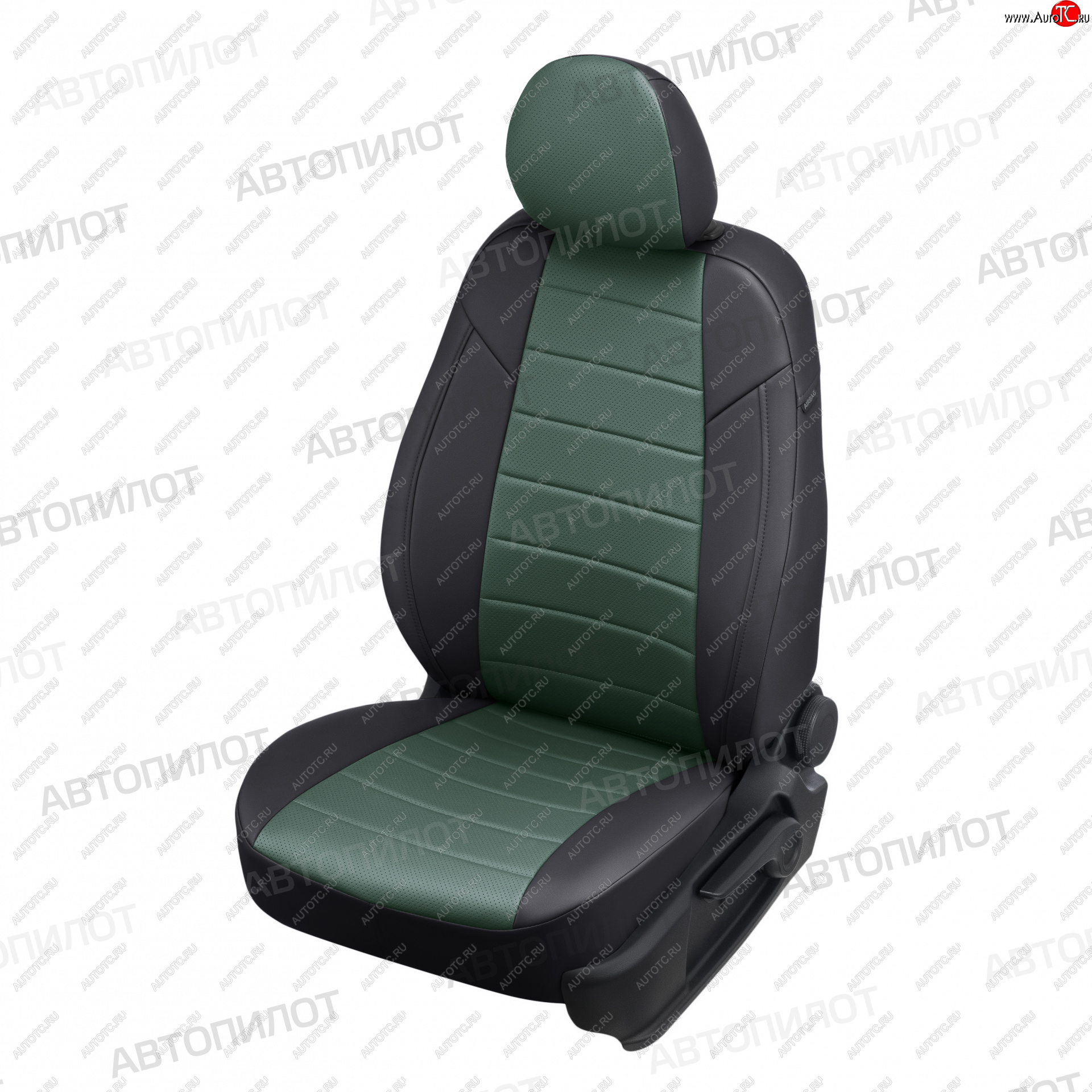 13 849 р. Honda Civic VIII Hb с 06-12г.Черный + ЗеленыйЭкокожа   Копируемое: Чехлы сидений (экокожа) Автопилот  Honda Civic  FK,FN (2005-2011) хэтчбэк 5 дв. дорестайлинг, хэтчбэк 5 дв. рестайлинг (черный/зеленый)  с доставкой в г. Таганрог