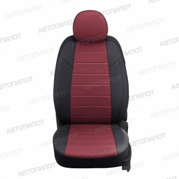 13 849 р. Чехлы сидений (экокожа) Автопилот  Honda Civic  FK2 (2011-2016) хэтчбэк 5 дв. (черный/бордовый)  с доставкой в г. Таганрог. Увеличить фотографию 3