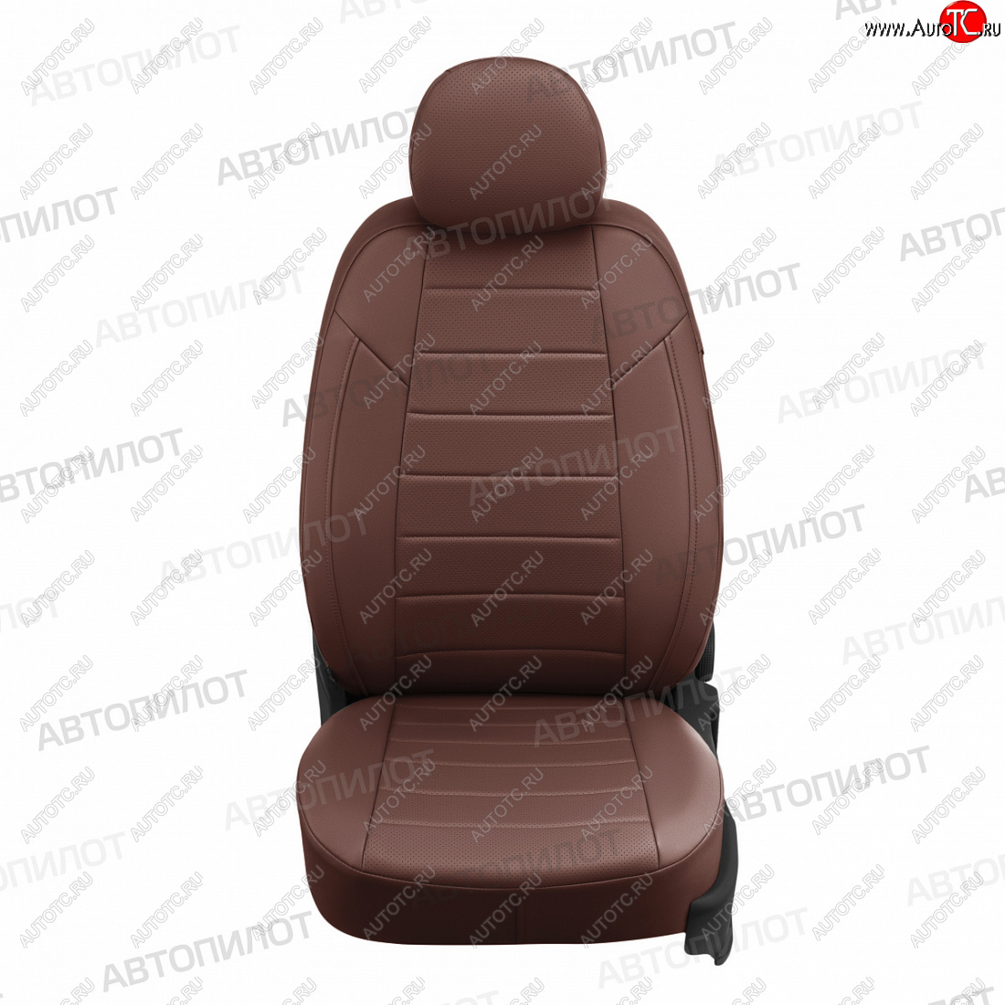 14 249 р. Чехлы сидений (экокожа, 40/60, Classic/Comfort/Luxe) Автопилот  KIA Ceed  3 CD (2018-2025) универсал, хэтчбэк (темно-коричневый)  с доставкой в г. Таганрог