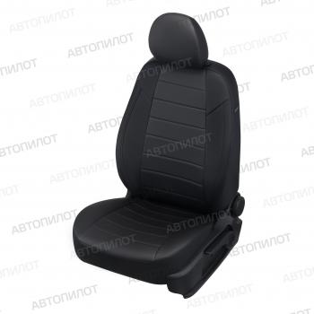 7 799 р. Чехлы на сиденья Экокожа (к. Comfort Luxe экокожа) Автопилот  Уаз Патриот ( 23632,  3163 5 дв.) (2016-2025) 2-ой рестайлинг пикап, 2-ой рестайлинг (черный)  с доставкой в г. Таганрог. Увеличить фотографию 1