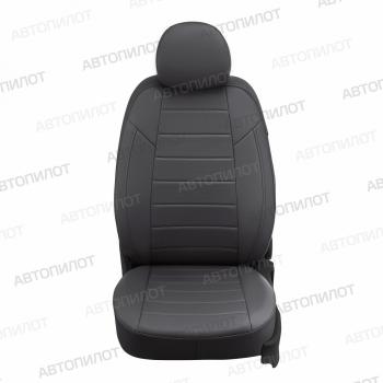 14 249 р. Чехлы на сиденья Экокожа (к. Comfort Luxe экокожа) Автопилот  Уаз Патриот ( 23632,  3163 5 дв.) (2016-2025) 2-ой рестайлинг пикап, 2-ой рестайлинг (темно-серый)  с доставкой в г. Таганрог. Увеличить фотографию 3