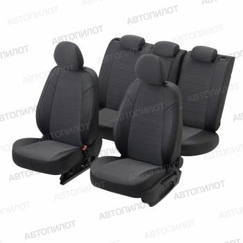 13 849 р. Чехлы на сиденья Велюр (к. Comfort Luxe экокожа) Автопилот Уаз Патриот 3163 5 дв. 2-ой рестайлинг (2017-2025) (черный)  с доставкой в г. Таганрог. Увеличить фотографию 6