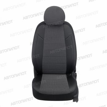 13 849 р. Чехлы на сиденья Велюр (к. Comfort Luxe экокожа) Автопилот Уаз Патриот 3163 5 дв. 2-ой рестайлинг (2017-2025) (черный)  с доставкой в г. Таганрог. Увеличить фотографию 3