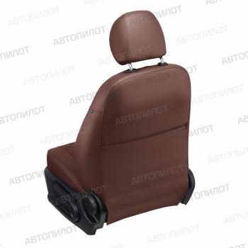 7 999 р. Чехлы на сиденья Ромб (к. Comfort Luxe экокожа) Автопилот  Уаз Патриот ( 23632,  3163 5 дв.) (2016-2025) 2-ой рестайлинг пикап, 2-ой рестайлинг (темно-коричневый)  с доставкой в г. Таганрог. Увеличить фотографию 5