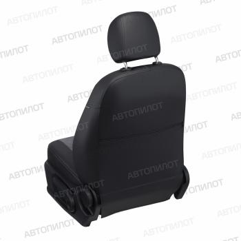 14 499 р.  Чехлы на сиденья Алькантара ромб (к. Comfort Luxe экокожа) Автопилот  Уаз Патриот  23632 (2016-2025) 2-ой рестайлинг пикап (черный/серый)  с доставкой в г. Таганрог. Увеличить фотографию 5