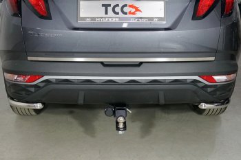 15 599 р. Фаркоп (тягово-сцепное устройство) ТСС Тюнинг  Hyundai Tucson  NX4 (2020-2022) (оцинкованный, шар E)  с доставкой в г. Таганрог. Увеличить фотографию 1