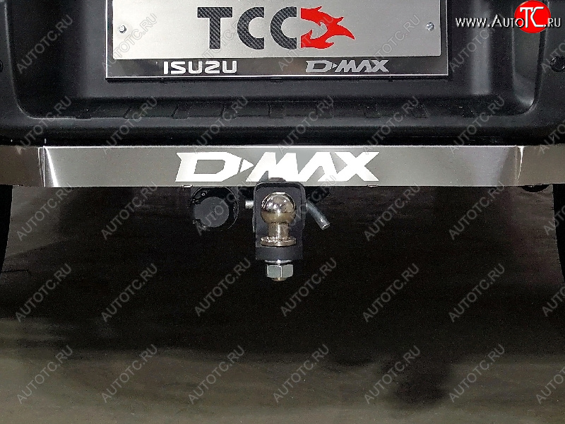 21 999 р. Фаркоп (тягово-сцепное устройство) TCC Тюнинг  Isuzu D-Max  RG (2020-2023) DoubleCab (оцинкованный, шар E, надпись D-MAX)  с доставкой в г. Таганрог