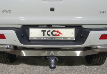 21 999 р. Фаркоп (тягово-сцепное устройство) TCC Тюнинг  JAC T6 - T8 PRO (оцинкованный, шар E, надпись JAC)  с доставкой в г. Таганрог. Увеличить фотографию 1