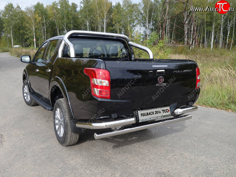 57 999 р. Защита кузова d76,1 мм (только для кузова) ТСС Тюнинг  Fiat Fullback (2016-2018) (нержавейка)  с доставкой в г. Таганрог