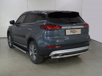 18 399 р. Защита задняя (центральная 60,3 мм) ТСС Тюнинг  Geely Atlas Pro  NL3 (2019-2025)  с доставкой в г. Таганрог. Увеличить фотографию 1