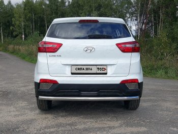 15 999 р. Защита задняя (нержавейка 60,3 мм) ТСС Тюнинг  Hyundai Creta  GS (2015-2019) дорестайлинг  с доставкой в г. Таганрог. Увеличить фотографию 1