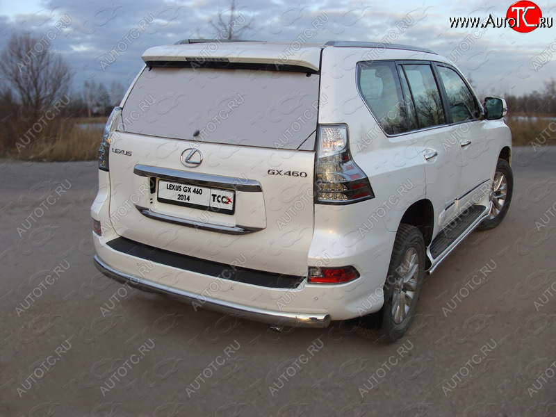 24 999 р. Защита задняя (центральная овальная 75х42 мм) ТСС Тюнинг  Lexus GX460  J150 (2019-2022) 2-ой рестайлинг (центральная )  с доставкой в г. Таганрог