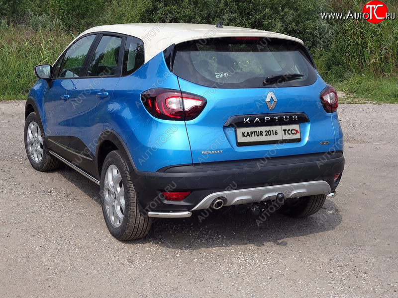 10 799 р. Защита заднего бампера (уголки, d42,4 мм) TCC Renault Kaptur дорестайлинг (2016-2020)  с доставкой в г. Таганрог