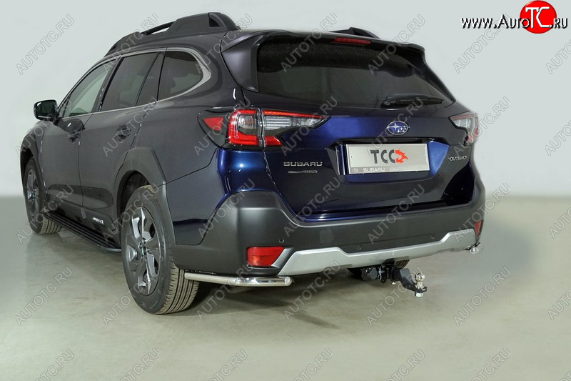 17 799 р. Защита заднего бампера (уголки, d42,4 мм) TCC  Subaru Outback  BT (2019-2024) универсал  с доставкой в г. Таганрог