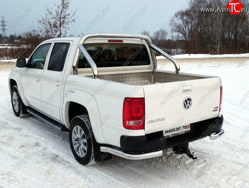 57 999 р. Защита кузова (для кузова) d 76,1 мм ТСС Тюнинг Volkswagen Amarok рестайлинг (2016-2022) (нержавейка)  с доставкой в г. Таганрог