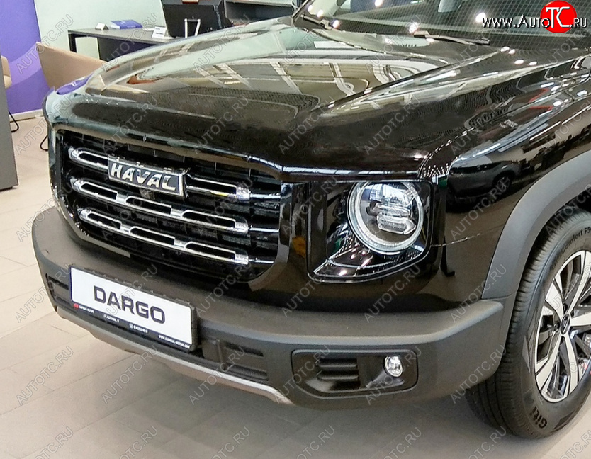 2 879 р. Дефлектор капота SIM Haval Dargo (2022-2024)  с доставкой в г. Таганрог