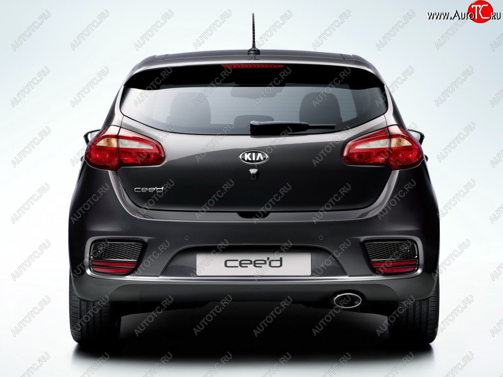 7 949 р. Бампер задний GAMMA  KIA Ceed  2 JD (2015-2018) рестайлинг, хэтчбэк (Неокрашенный)  с доставкой в г. Таганрог