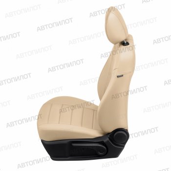 13 849 р. Чехлы сидений (экокожа/алькантара) Автопилот  Geely Atlas Pro  NL3 (2019-2025) (бежевый)  с доставкой в г. Таганрог. Увеличить фотографию 4