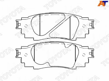 Колодки тормозные задние RH-LH SAT Lexus (Лексус) RX350 (РХ)  AL20 (2015-2019),  RX350L (РХ)  AL20 (2017-2022),  RX450 (РХ)  AL20 (2015-2019), Toyota (Тойота) Camry (Камри)  XV70 (2017-2024)