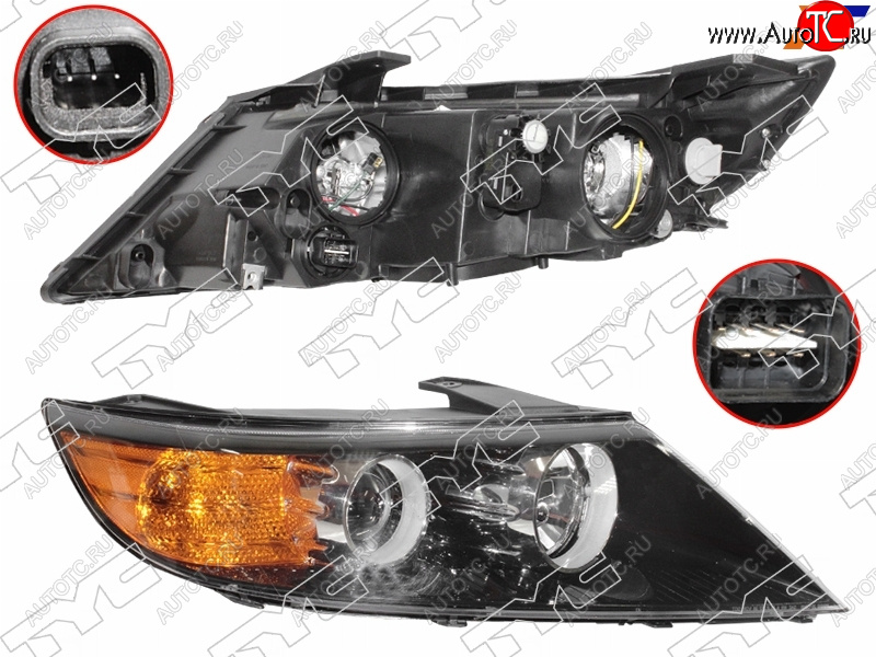 18 599 р. Фара правая (галоген, с корректором) TYC  KIA Sorento  XM (2009-2012) дорестайлинг  с доставкой в г. Таганрог