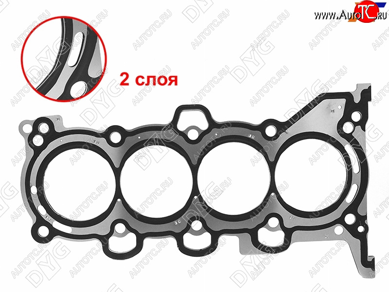 2 599 р. Прокладка ГБЦ G4EH 2.0 (металл) DYG Hyundai Tucson TL рестайлинг (2018-2021)  с доставкой в г. Таганрог