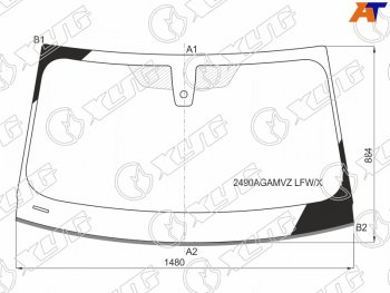 Стекло лобовое (Датчик дождя Молдинг 4D SED) XYG BMW (БМВ) 3 серия  G20 (2018-2022) G20 седан