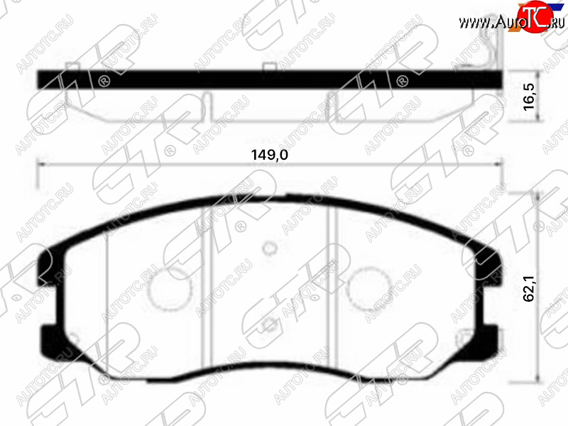 2 669 р. Колодки тормозные передние FL-FR SAT  Chevrolet Captiva (2006-2016), Opel Antara (2006-2015)  с доставкой в г. Таганрог