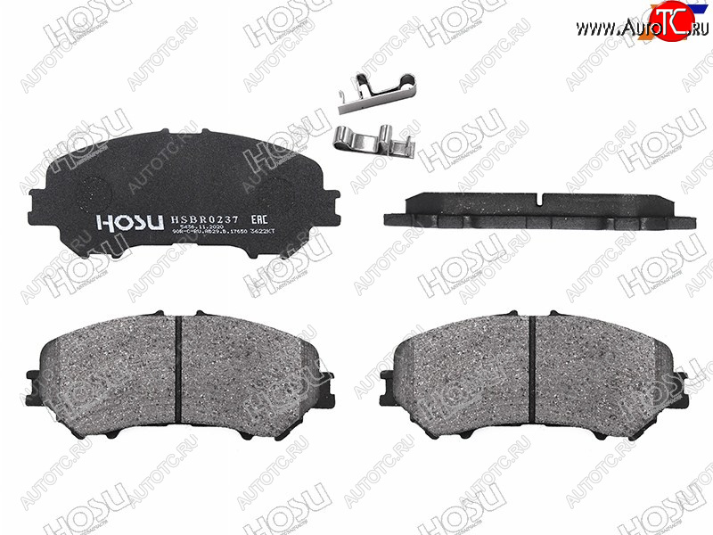 1 299 р. Колодки тормозные перед FR-FL SAT Nissan Qashqai 2 J11 дорестайлинг (2013-2019)  с доставкой в г. Таганрог