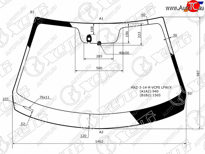 15 549 р. Стекло лобовое (Датчик дождя) XYG  Mazda 3/Axela  BM (2013-2019) дорестайлинг седан, дорестайлинг, хэтчбэк, рестайлинг седан, рестайлинг, хэтчбэк  с доставкой в г. Таганрог