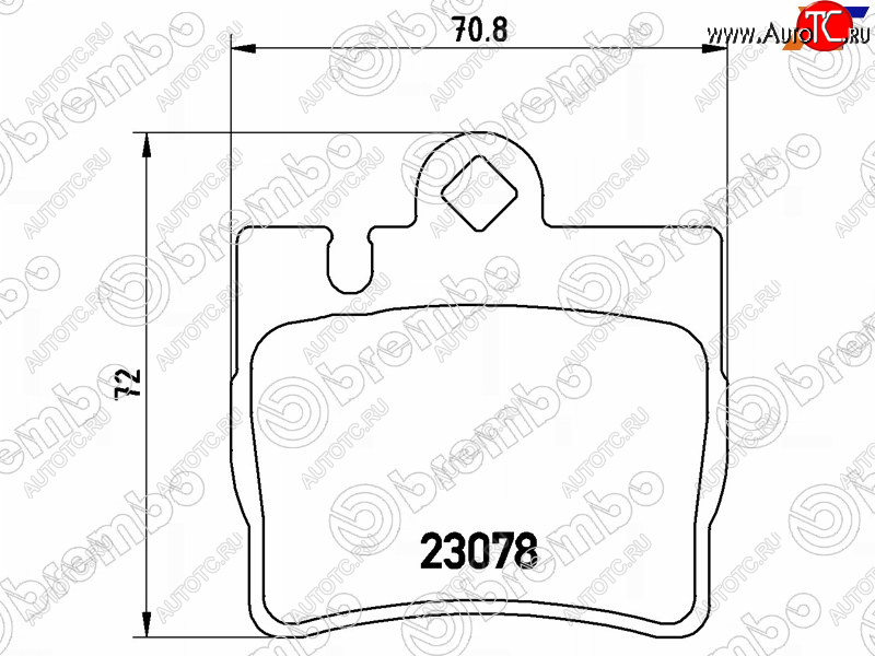 4 399 р. Колодки тормозные задние RH-LH SAT Mercedes-Benz S class W220 (1998-2005)  с доставкой в г. Таганрог