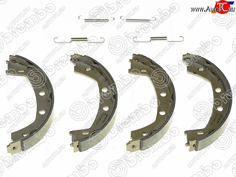 4 899 р. Колодки барабанные задние RH-LH SAT Land Rover Freelander L359 дорестайлинг (2006-2010)  с доставкой в г. Таганрог