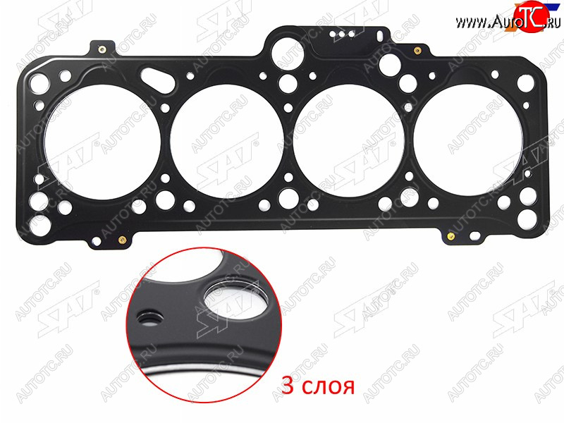 1 169 р. Прокладка ГБЦ SAT  Audi 80 (B2 купе,  B3,  B4), Skoda Felicia, Volkswagen Felicia  с доставкой в г. Таганрог