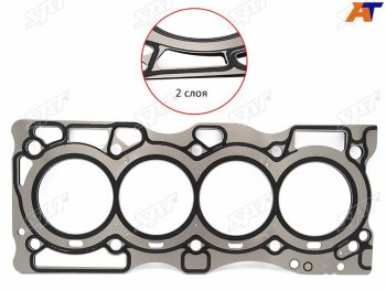 1 229 р. Прокладка ГБЦ QR20QR25DE SAT  Nissan Teana  2 J32 - X-trail  2 T31  с доставкой в г. Таганрог. Увеличить фотографию 1