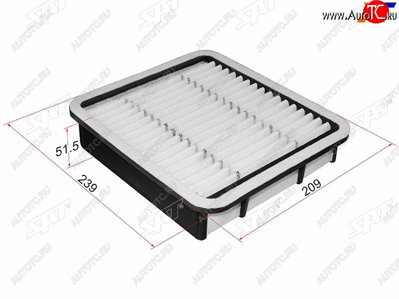 379 р. Фильтр воздушный SAT  Toyota Mark 2  Blit (2002-2007) универсал  с доставкой в г. Таганрог