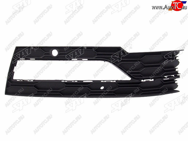 849 р. Правая оправа ДХО (под сонар) SAT Skoda Octavia A8 универсал (2019-2022) (молдинг хром)  с доставкой в г. Таганрог