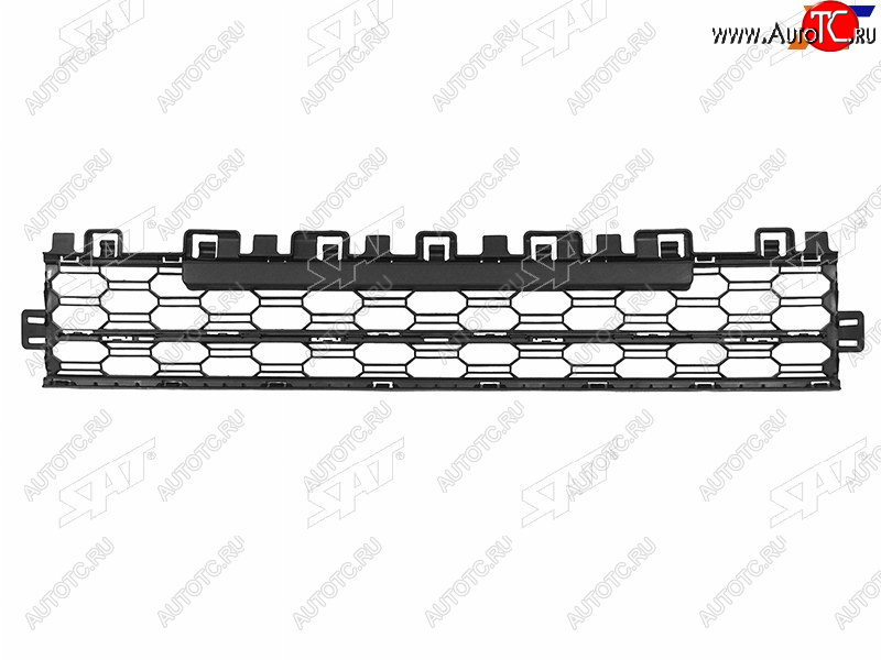 1 479 р. Нижняя решетка переднего бампера SAT Skoda Octavia A8 универсал (2019-2022) (под хром молдинг)  с доставкой в г. Таганрог