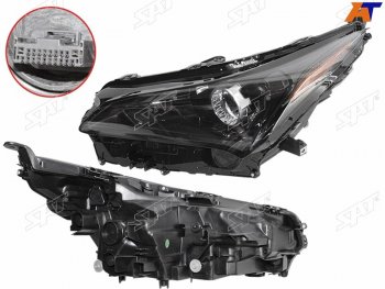 27 649 р. Фара левая (LED, с электрокорректором) SAT  Lexus NX200  Z10 (2017-2021) рестайлинг  с доставкой в г. Таганрог. Увеличить фотографию 1