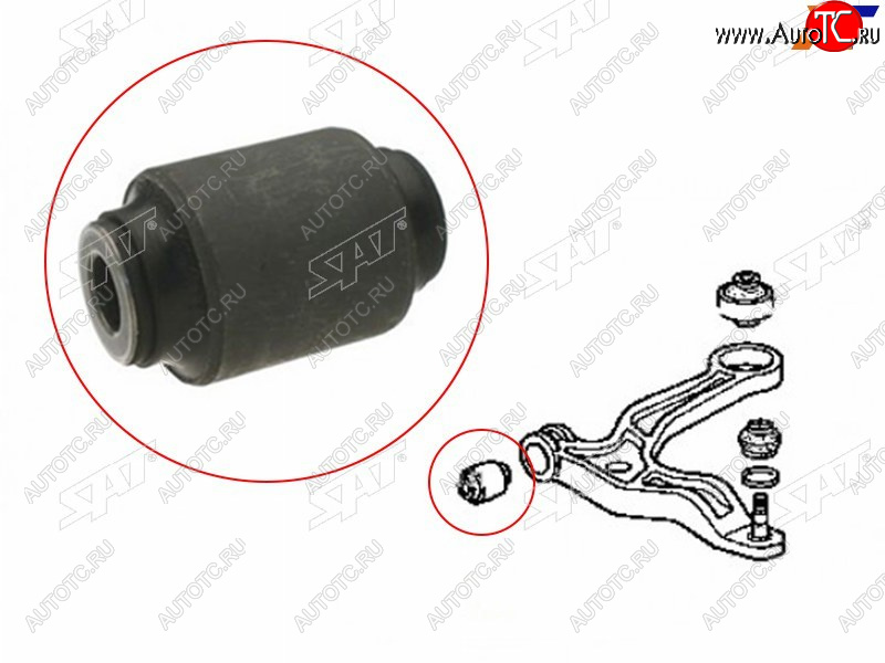 439 р. Сайлентблок переднего рычага FR SAT  Honda Pilot  YF1 (2002-2005) дорестайлинг  с доставкой в г. Таганрог