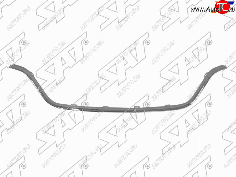 2 499 р. Молдинг решетки радиатора (нижний) SAT  Renault Sandero Stepway  (B8) (2018-2022) рестайлинг (хром)  с доставкой в г. Таганрог
