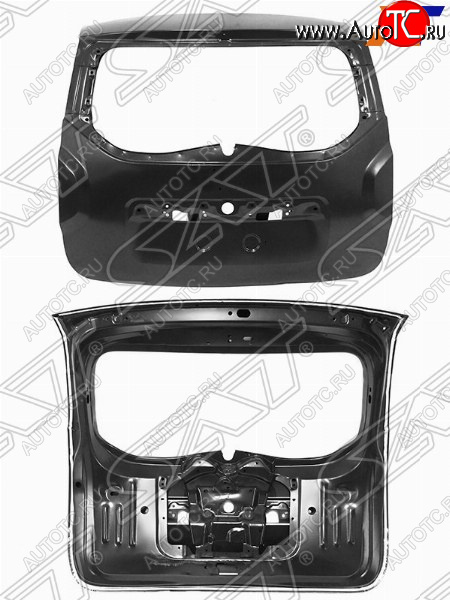 25 949 р. Дверь багажника SAT Renault Duster HS дорестайлинг (2010-2015)  с доставкой в г. Таганрог