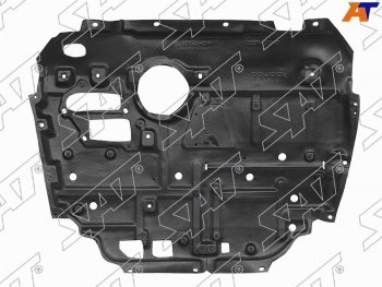 Защита картера двигателя SAT Toyota (Тойота) Prius (Приус) ( XW30,  Alfa лифтбек) (2009-2016) XW30, Alfa лифтбек дорестайлинг, рестайлинг, рестайлинг лифтбэк