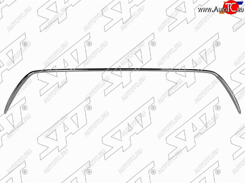 3 299 р. Молдинг решетки бампера SAT  Toyota Camry  XV55 (2014-2017) 1-ый рестайлинг (хром)  с доставкой в г. Таганрог