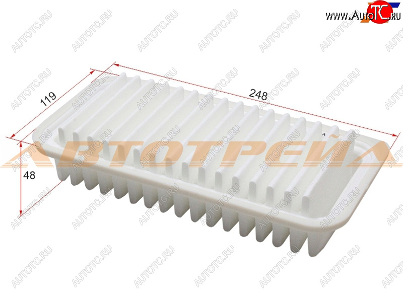 1 199 р. Фильтр воздушный MICRO  Toyota Corolla Axio ((E160) седан), Corolla Fielder (E140,  E160), Yaris (XP10,  XP90,  XP130,  XP210)  с доставкой в г. Таганрог