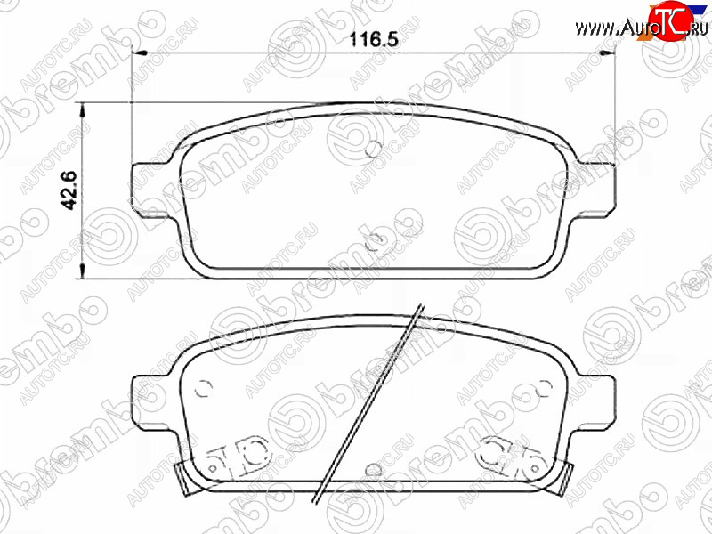 3 199 р. Колодки тормозные задние RH-LH SAT Chevrolet Cruze J300 седан дорестайлинг (2009-2012)  с доставкой в г. Таганрог