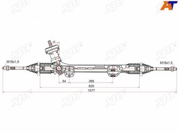 Рейка рулевая SAT Hyundai Elantra CN7 (2020-2023)